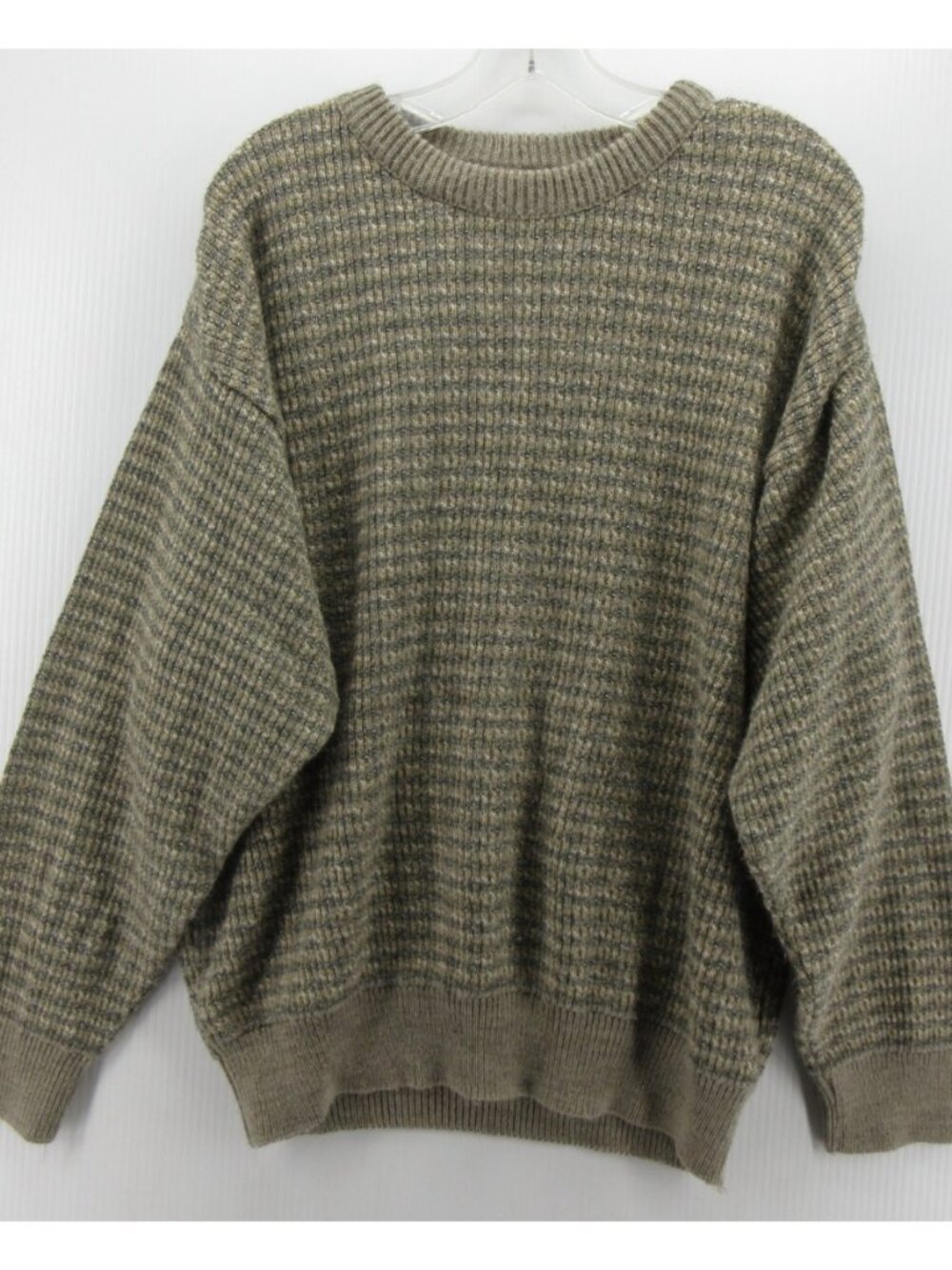 VINTAGE Jantzen Sweater Large Pullover Ribbed Grandpa Knit Classic 90s